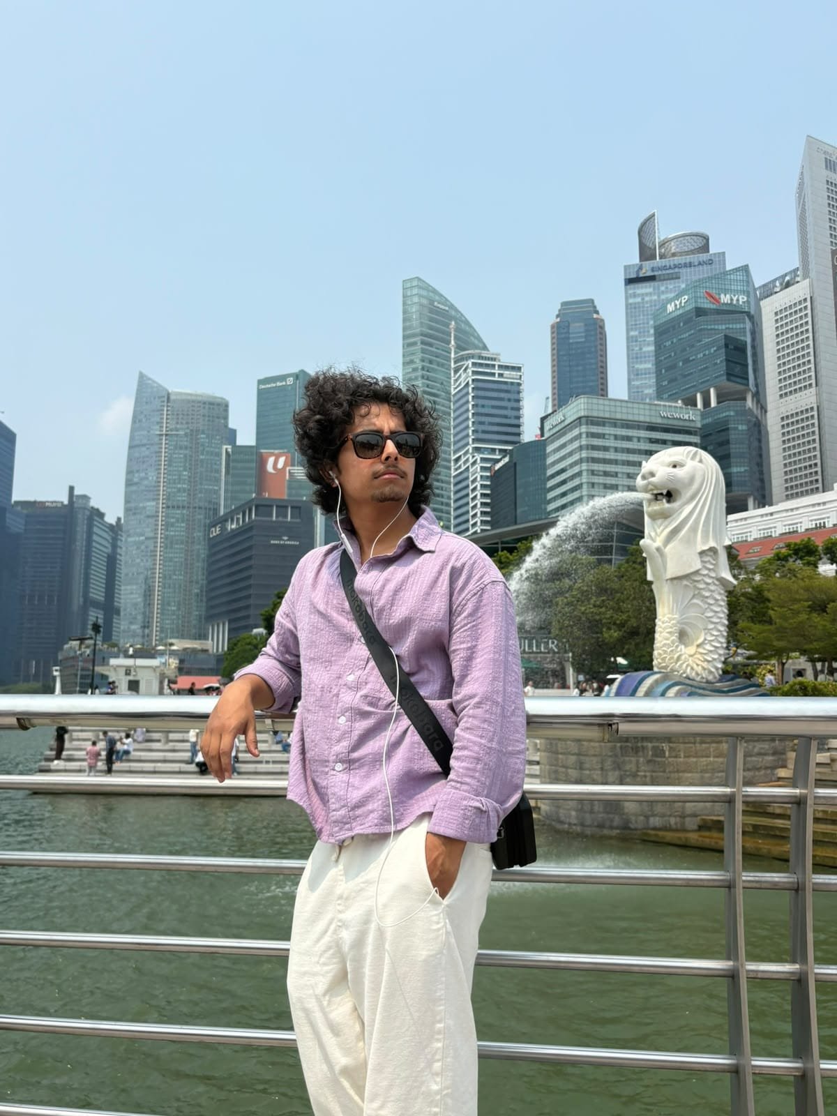 Rudra Singh at Marina Bay, Singapore